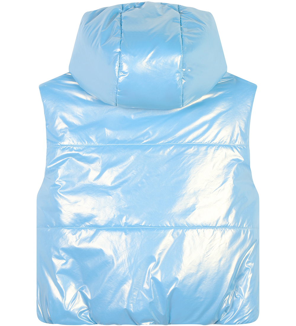 Billieblush Padded Gilet - Alaskan Blue/Pink