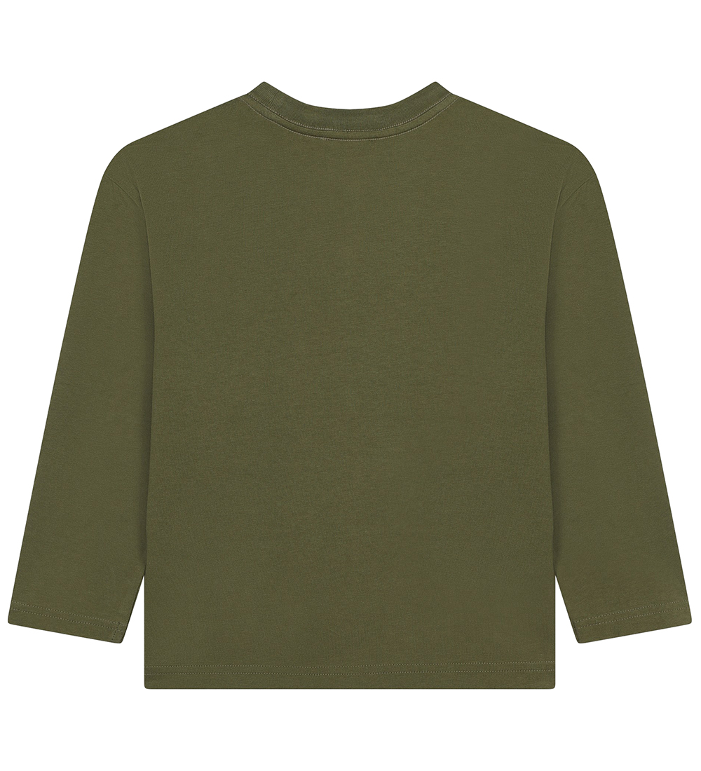 Little Marc Jacobs Blouse - Winter Moss w. Black