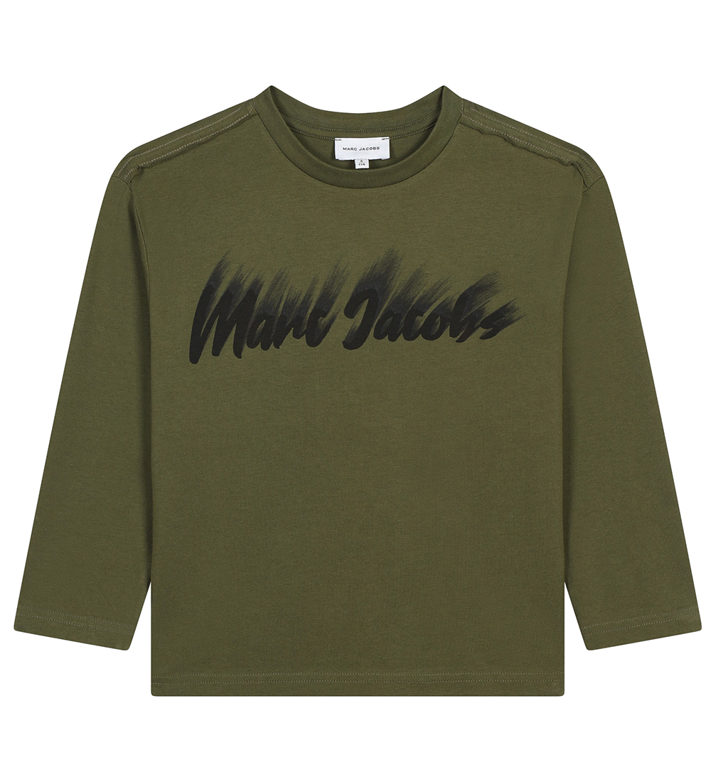 Little Marc Jacobs Blouse - Winter Moss w. Black