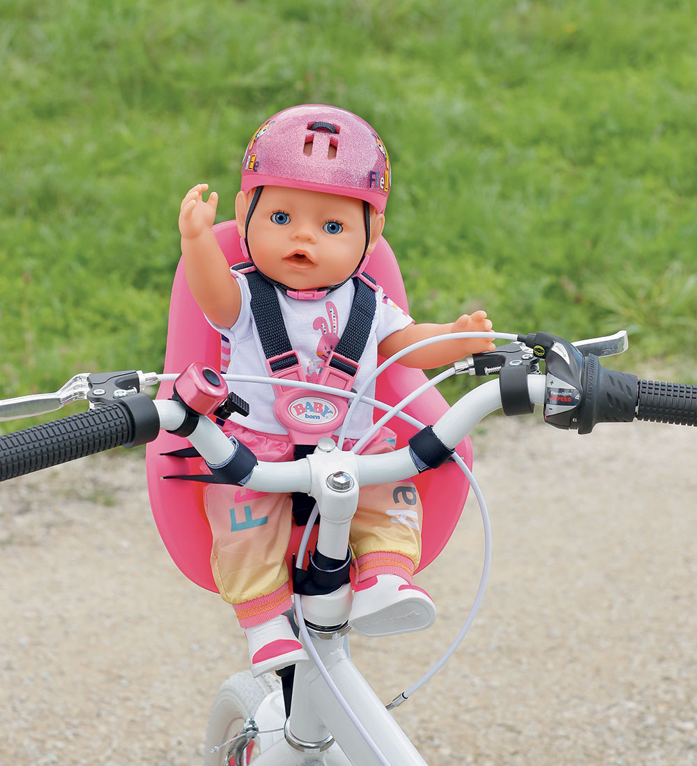 Baby Born Puppenzubehör - Fahrradsitz - Pink