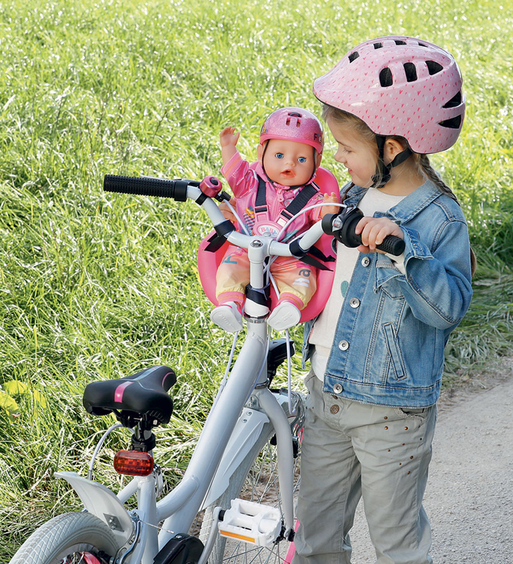 Baby Born Puppenzubehör - Fahrradsitz - Pink