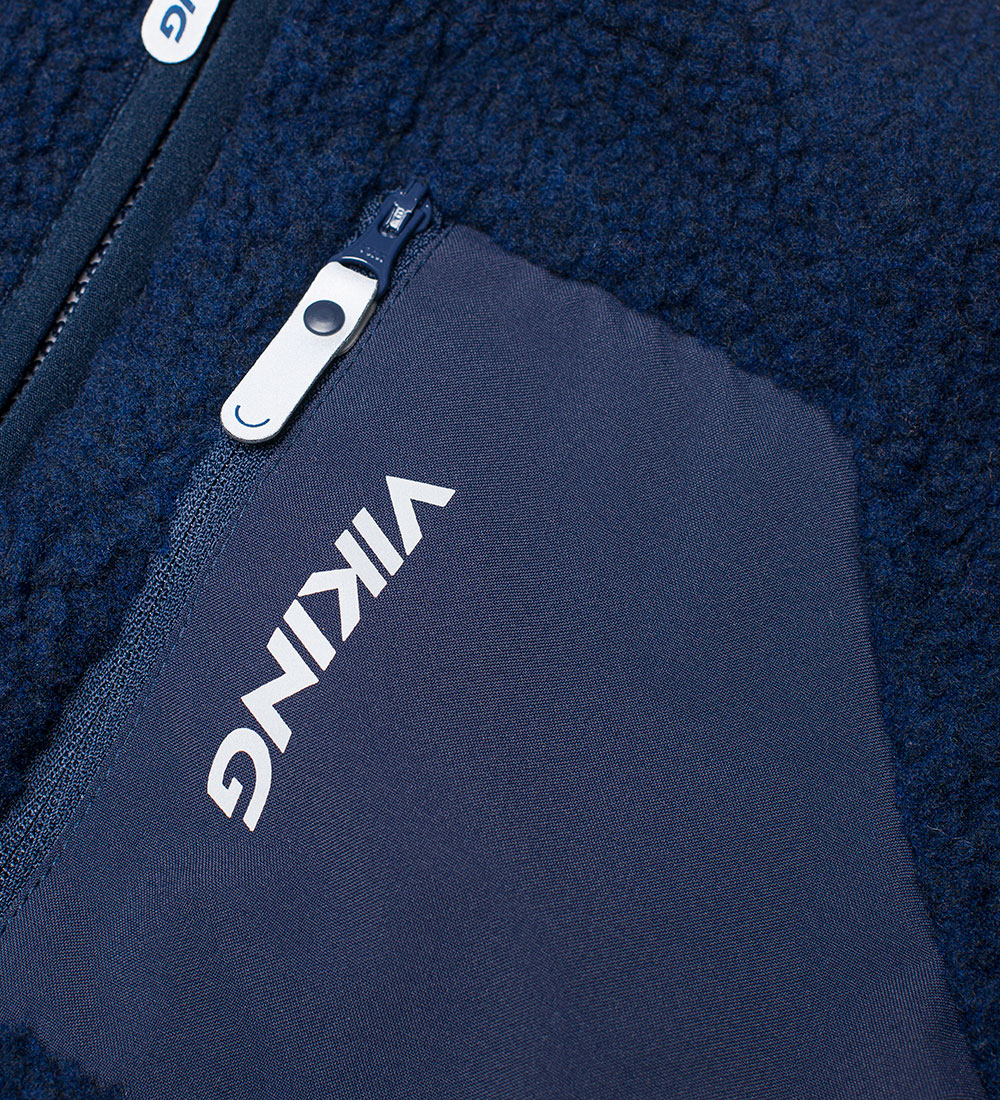 Viking Fleece Jacket - Playtime Arrows - Teddy - Navy