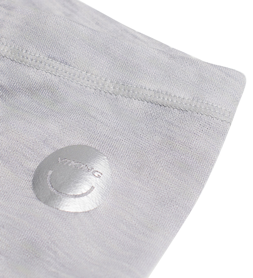 Viking Trousers - Wool/Bamboo - Base Layer - Grey/Light Grey