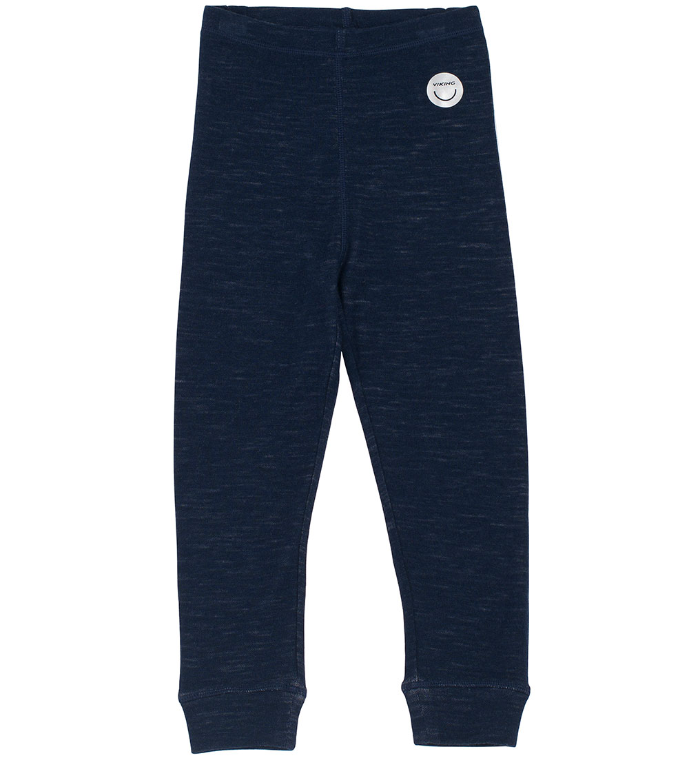 Viking Trousers - Wool/Bamboo - Base Layer - Navy