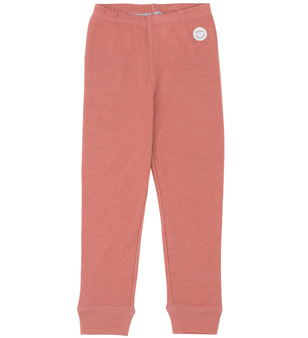 Viking Trousers - Wool/Bamboo - Base Layer - Pink