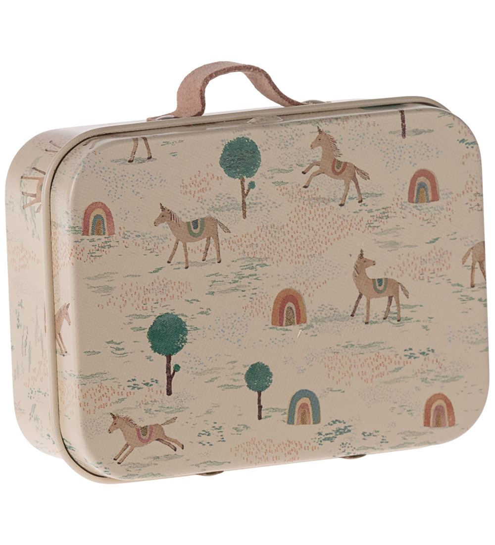 Maileg Cardboard Suitcase - Micro - Des Licornes