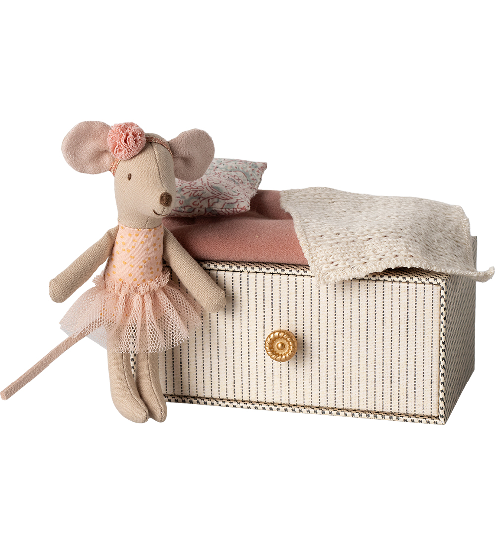 Maileg Mouse - Little Sister - Dancing Mouse I Drawer