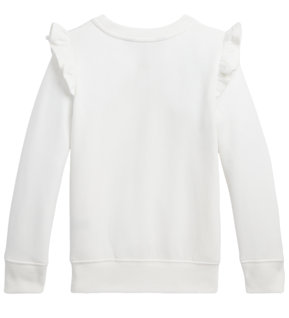 Polo Ralph Lauren Sweatshirt - White w. Ruffles