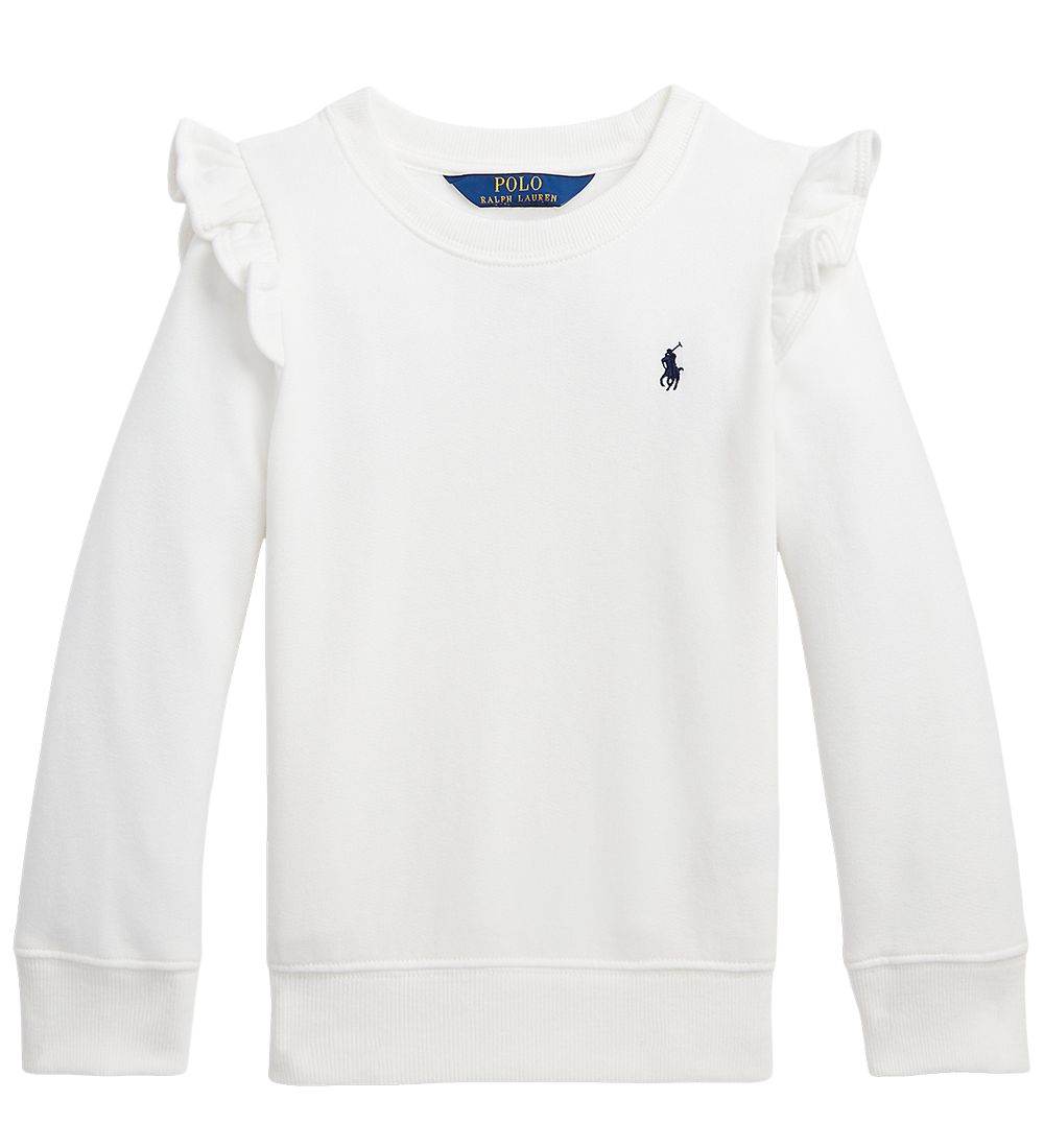 Polo Ralph Lauren Sweatshirt - White w. Ruffles