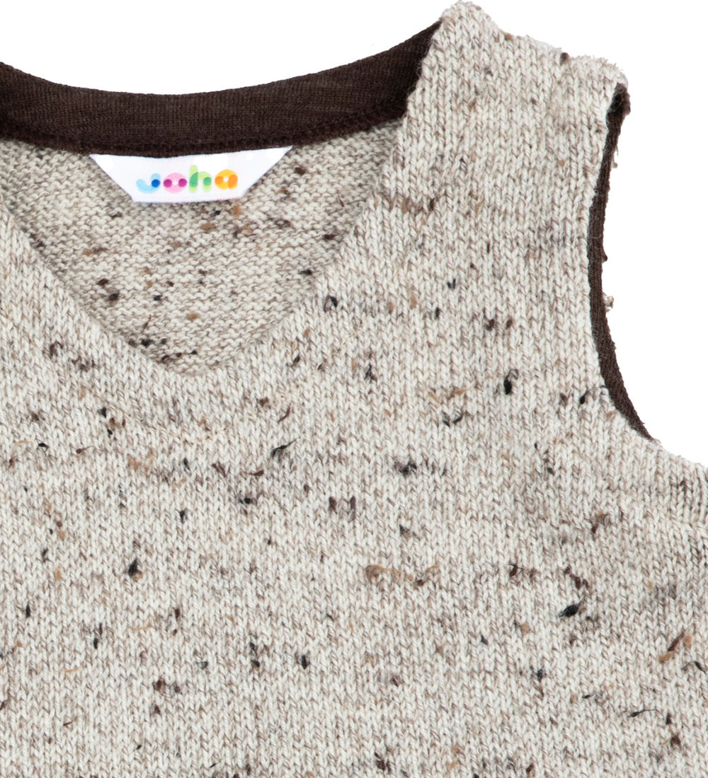 Joha Waistcoat - Knitted - Wool - Beige