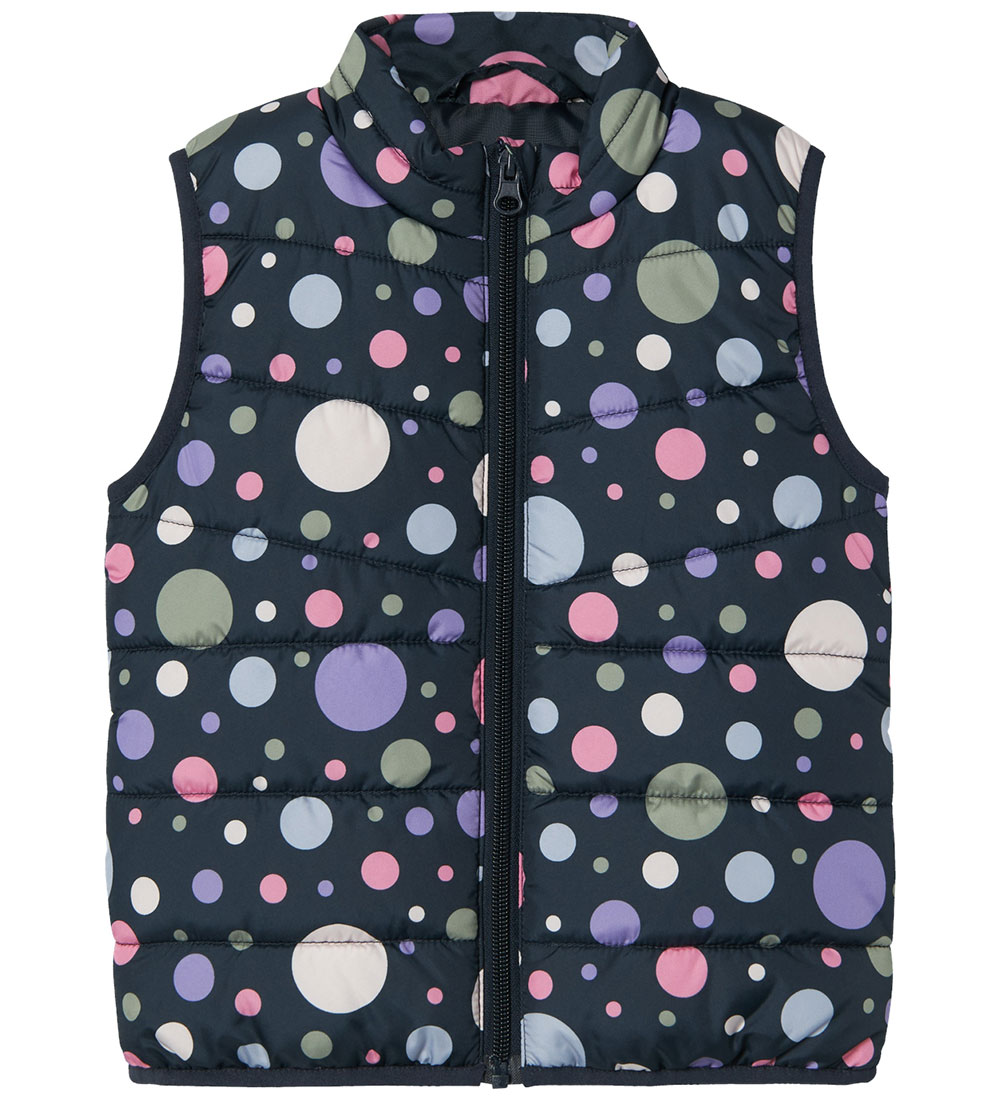 Name It Dunväst - NmfMylane - Dark Sapphire/Dot