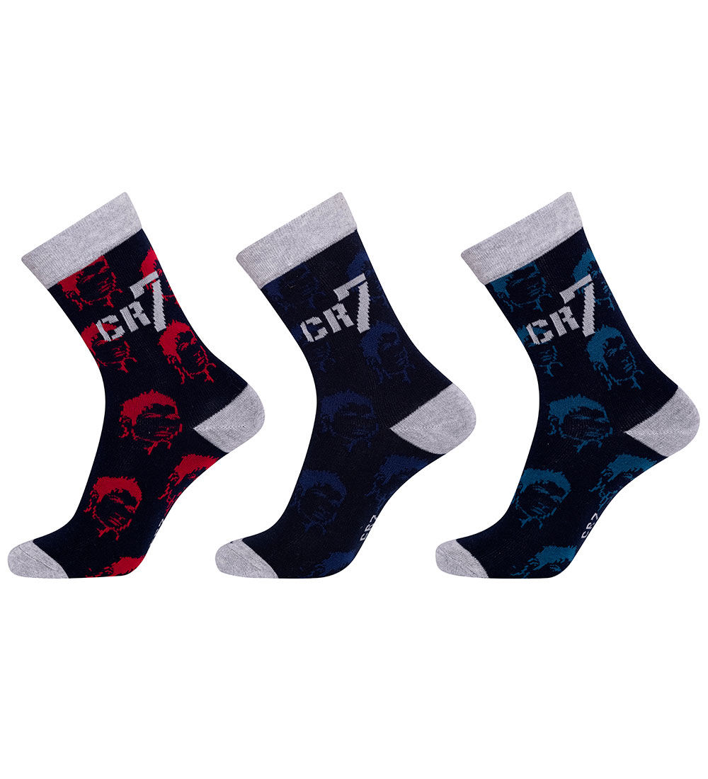 JBS Socks - 3-Pack - CR7 - Black/Gray