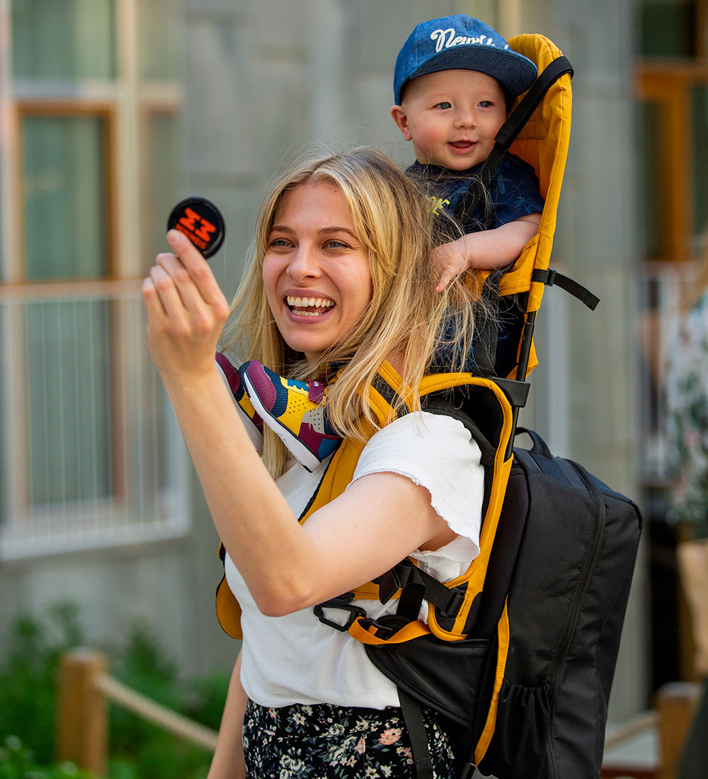 Porte-bébé MiniMeis - G4 - Jaune