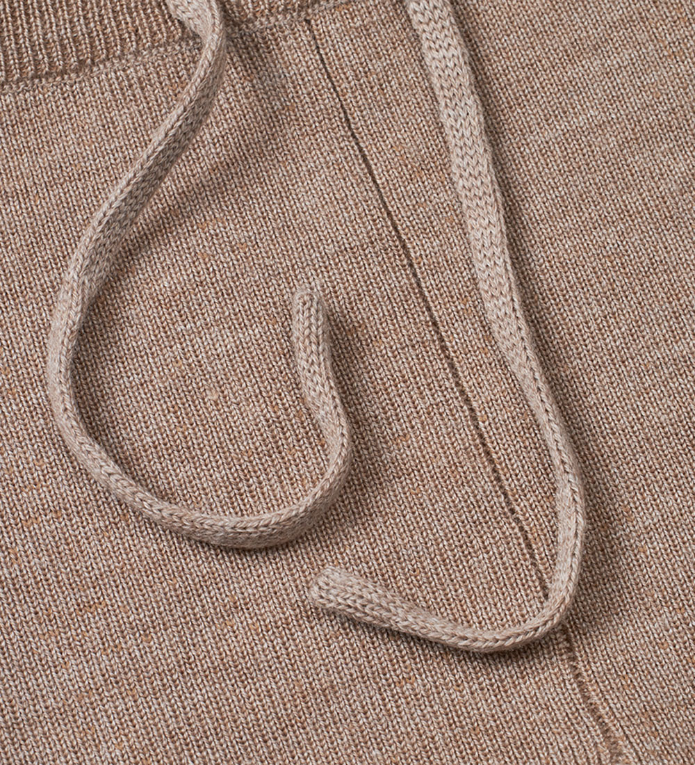 Flöss Trousers - Wool - Knitted - Kaya - Ash Melange