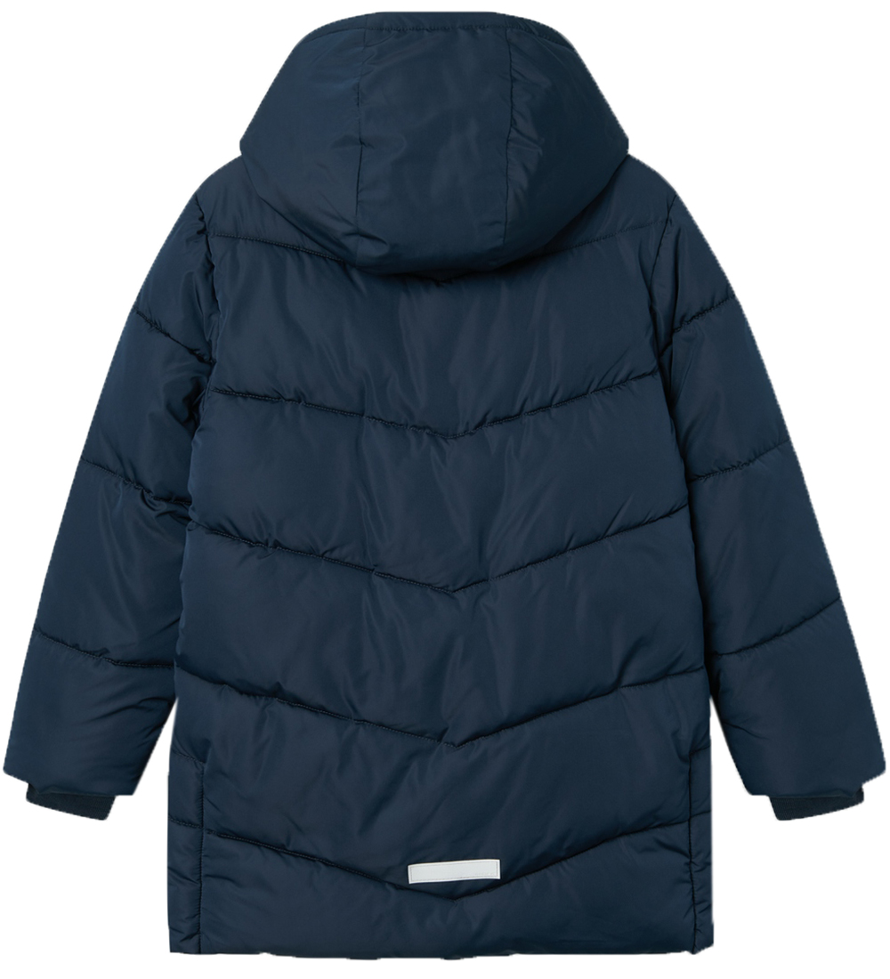 Name It Puffer Jacket - Long - NkfMemo - Dark Sapphire