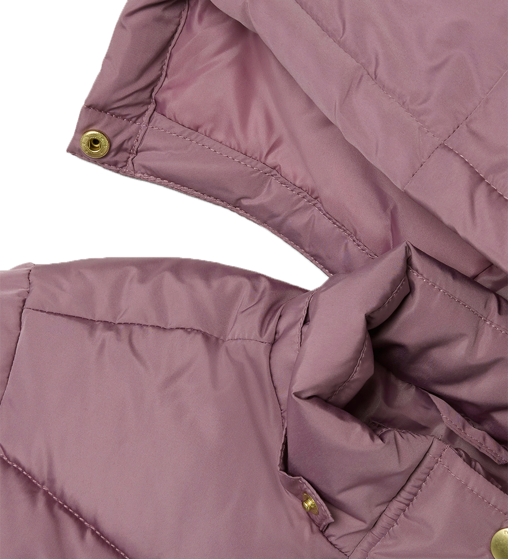 Name It Padded Jacket - Long - NkfMemo - Grape Shake