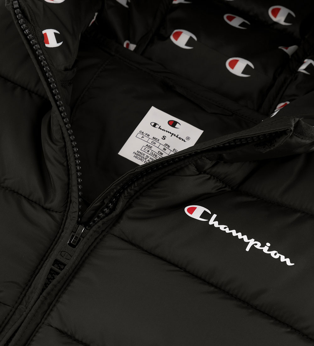 Champion Puffer Jacket - Black Beauty
