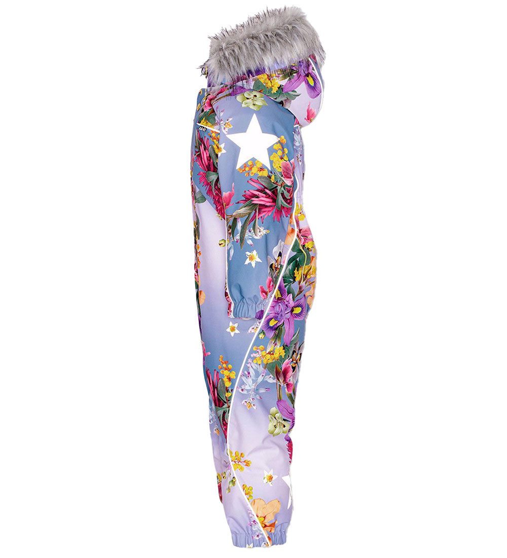 Molo Snowsuit - Polaris Fur - Gradient Bloom