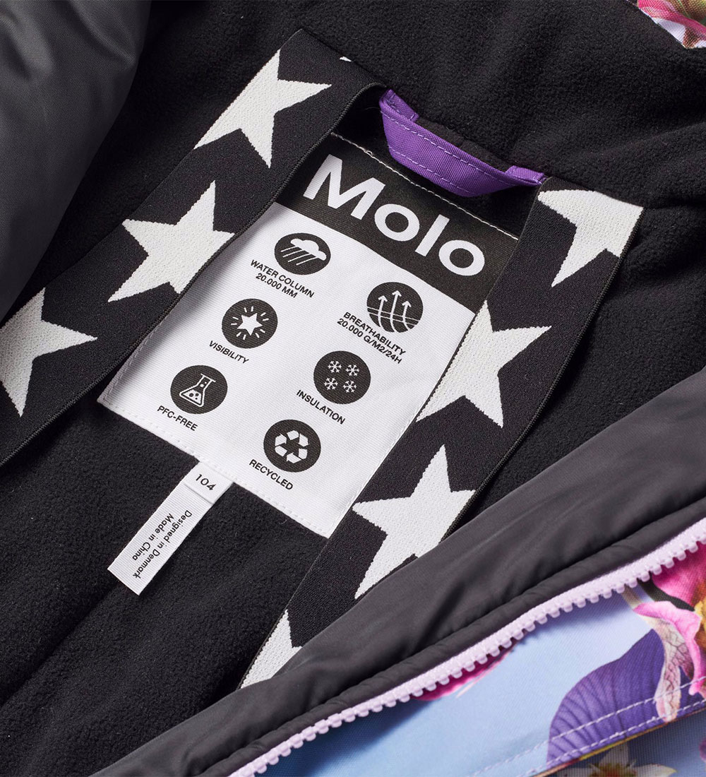 Molo Snowsuit - Polaris Fur - Gradient Bloom