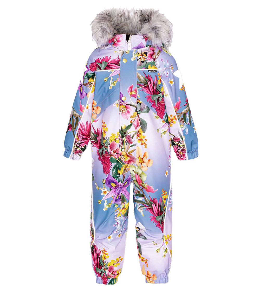 Molo Snowsuit - Polaris Fur - Gradient Bloom