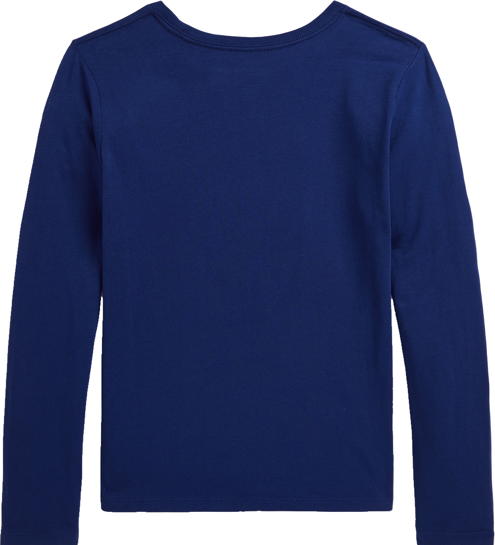 Polo Ralph Lauren Blússa - Blár M. Bangsi