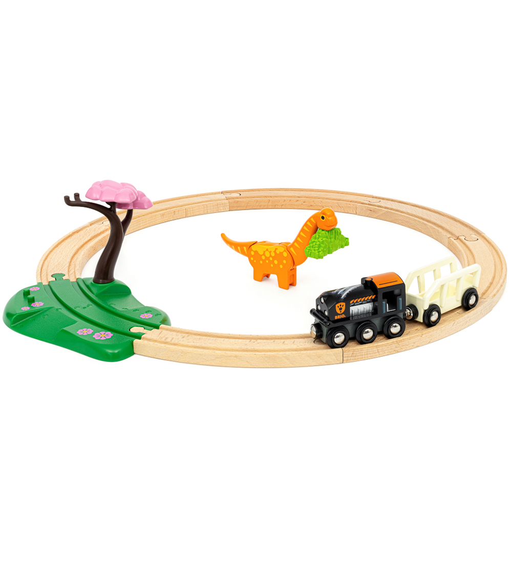 BRIO World Railway - Cirkelsæt Dinosaur - 12 Parts - 36098