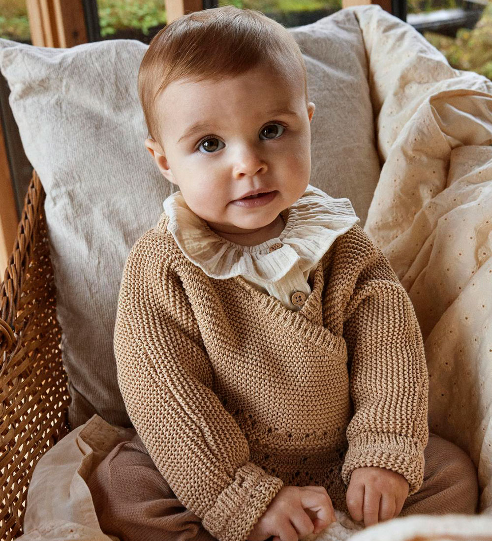 Lil' Atelier Cardigan - Knitted - NbfOsanna - Irish Cream