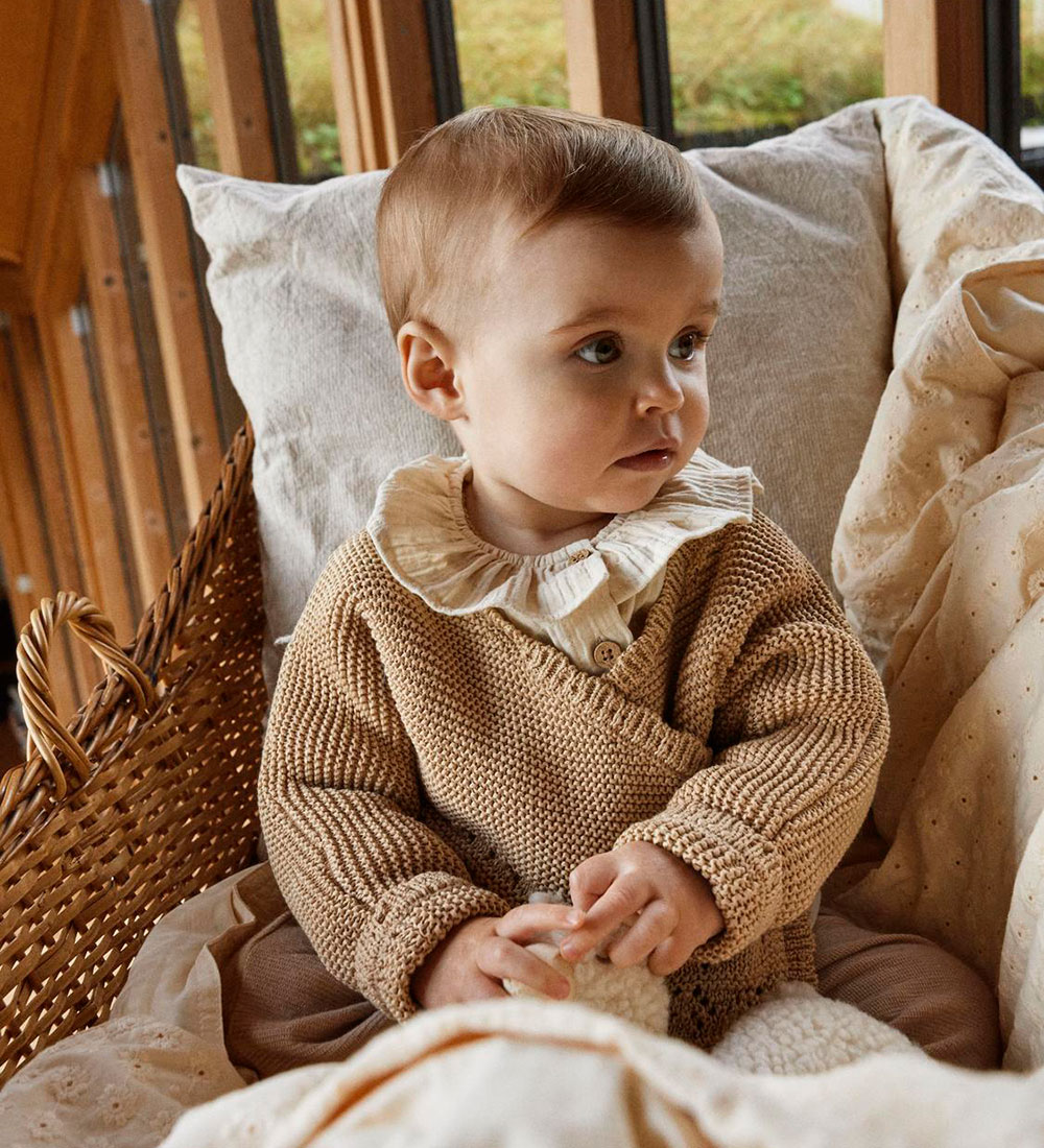 Lil' Atelier Cardigan - Knitted - NbfOsanna - Irish Cream