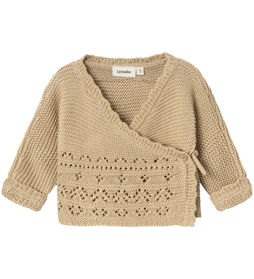 Lil' Atelier Cardigan - Knitted - NbfOsanna - Irish Cream