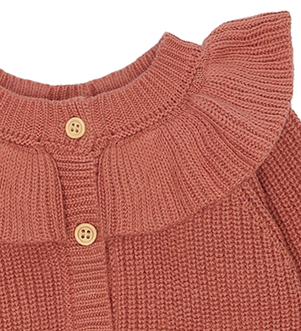 The New Cardigan - Stickad - TNSolly - Cederträ