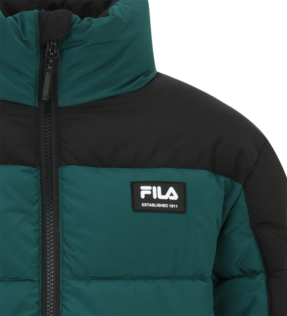 Fila Puffer Jacket - Thalwenden - Forest Biome/Black
