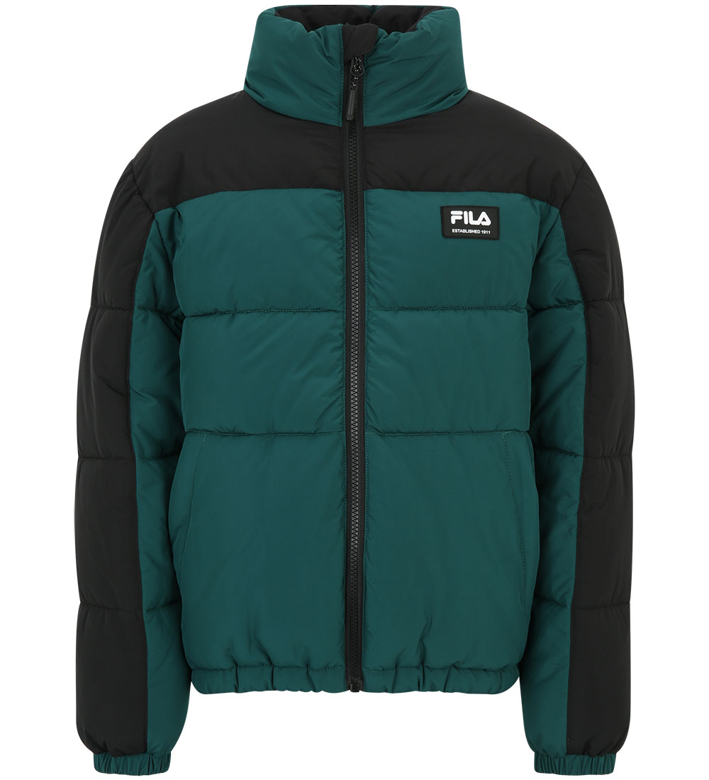 Fila Puffer Jacket - Thalwenden - Forest Biome/Black