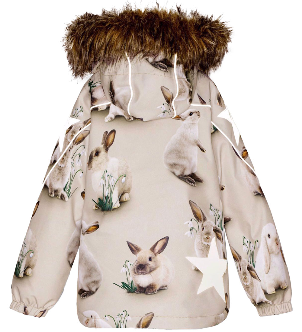Molo Winter Coat - Hopla Fur - Winter Rabbits