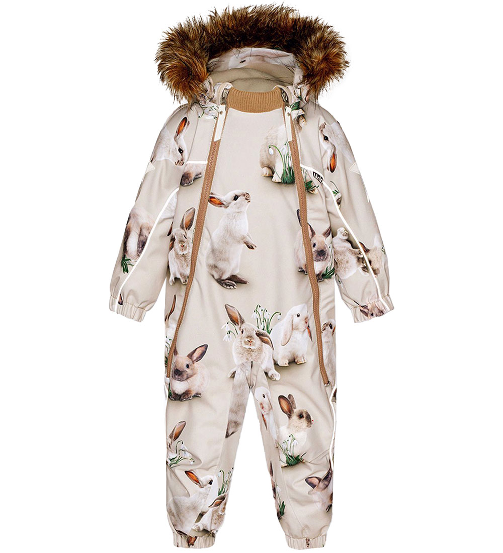 Molo Snowsuit - Pyxis Fur - Winter Rabbits
