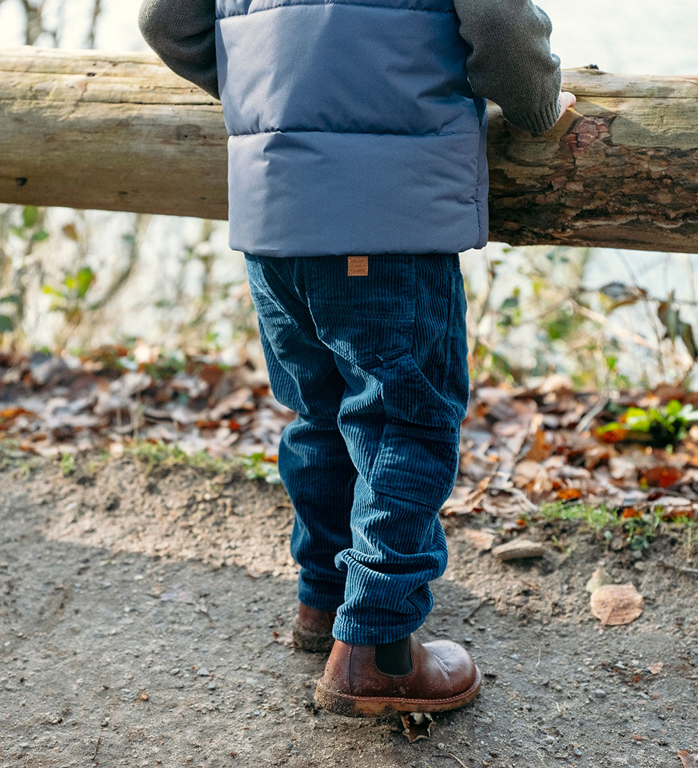 Hust and Claire Corduroy Trousers - Treovor - Navy