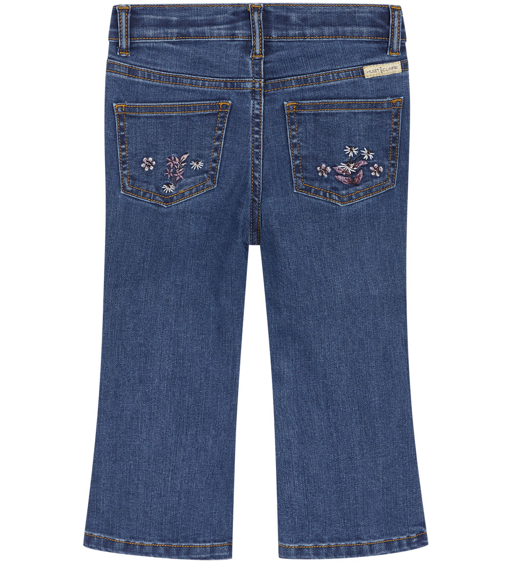 Hust and Claire Jeans - Joanna - Denim m. Blommor