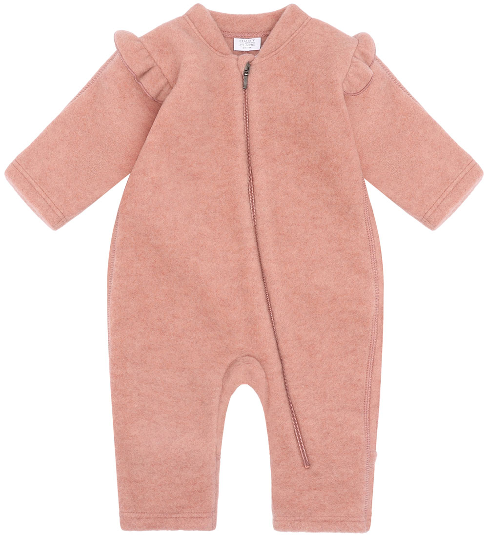 Hust and Claire Pramsuit - Wool fleece - Merlin - Ash Rose
