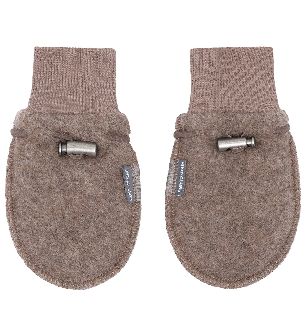 Hust and Claire Mittens - Wool fleece - Ferri - Beaver