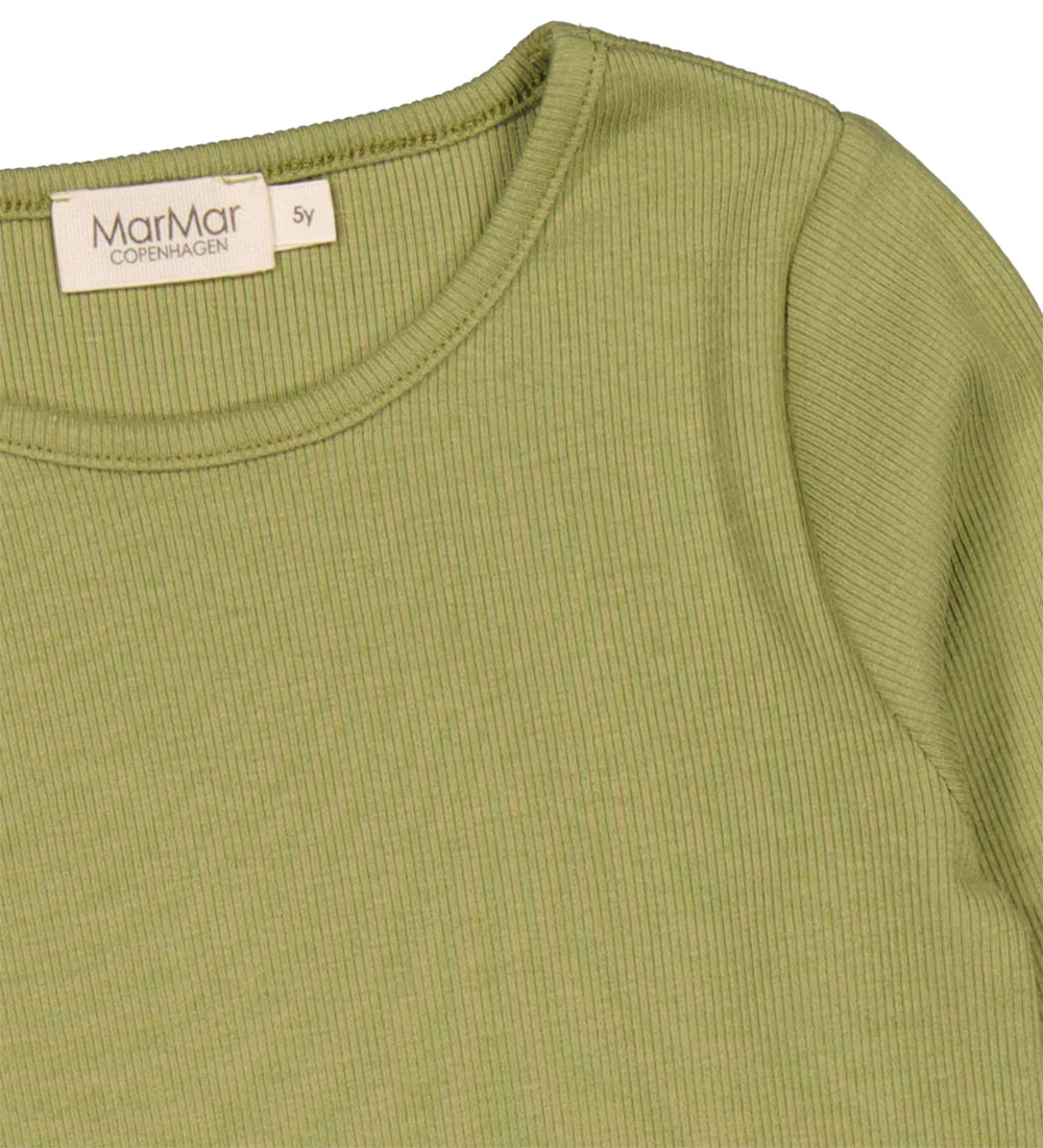 MarMar Blússa - Rib - Modal - Tani - Cedar Green