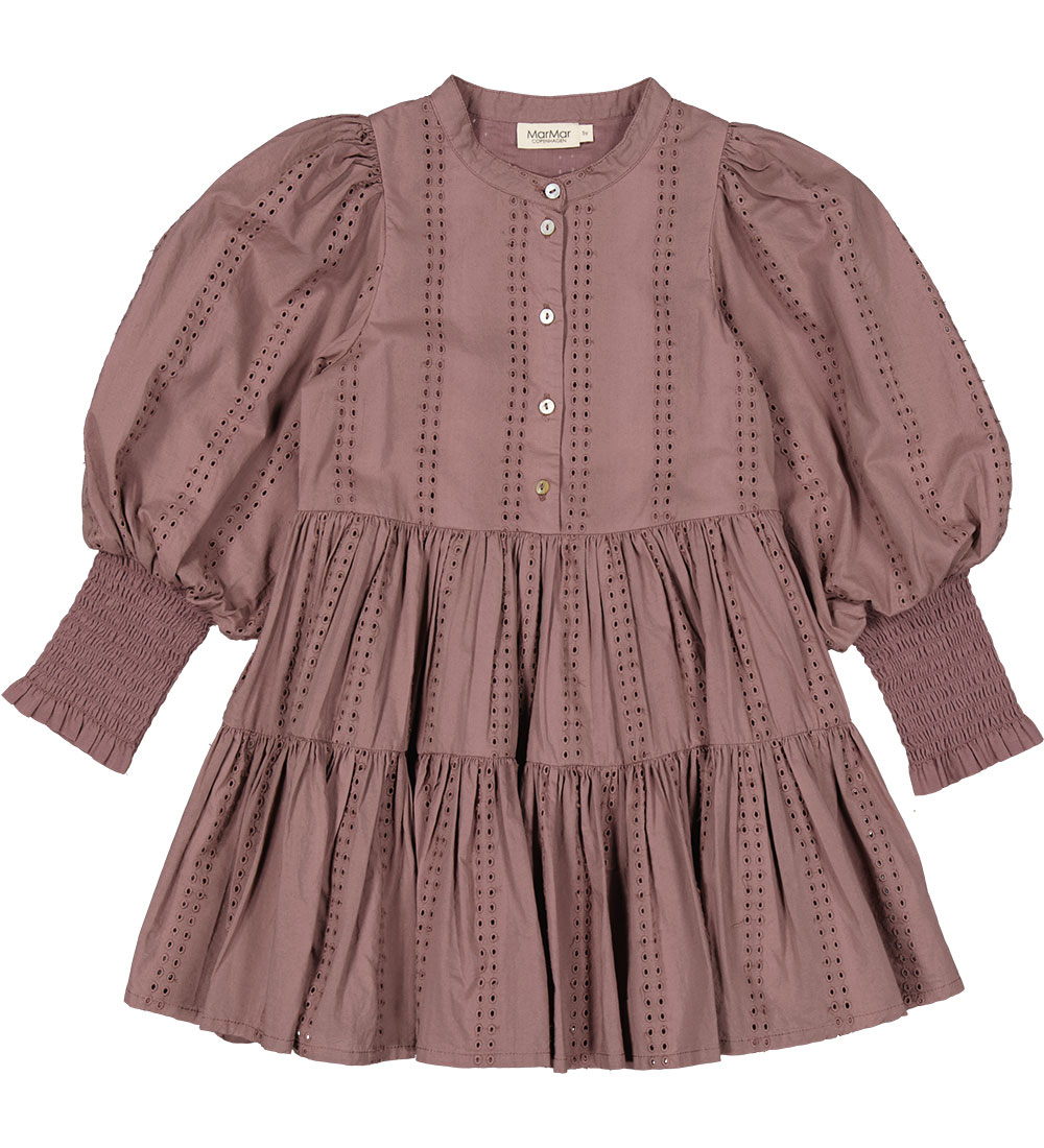 MarMar Dress - Dela - Dusty Grape w. Pointelle