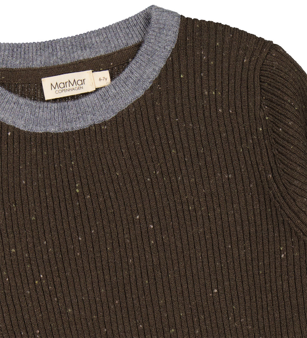 MarMar Blouse - Wool - Rib - Tano - Nori Green Nebs