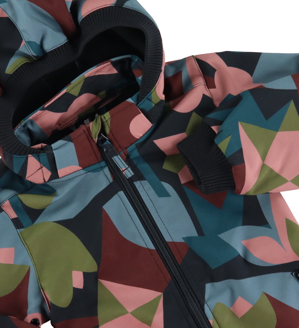 Veste softshell av. Polaire Danefæ - Danolivia - Black Géofleur