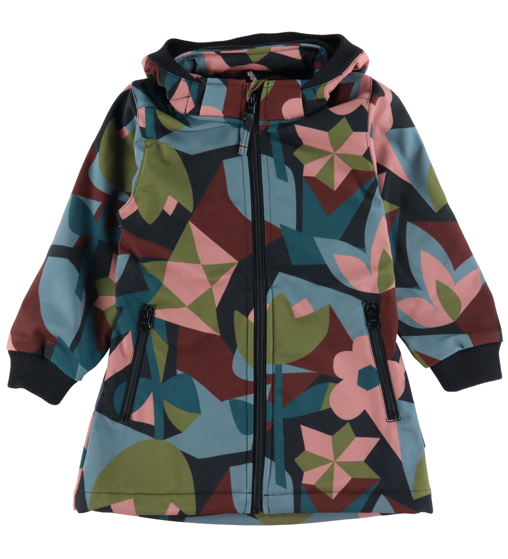 Veste softshell av. Polaire Danefæ - Danolivia - Black Géofleur