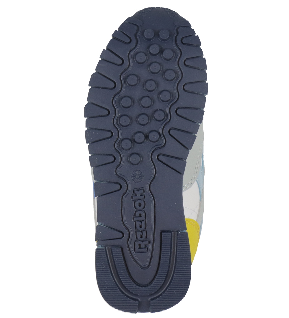 Reebok Schuhe - Classic Leather - Running - Mond/Navy/Rot