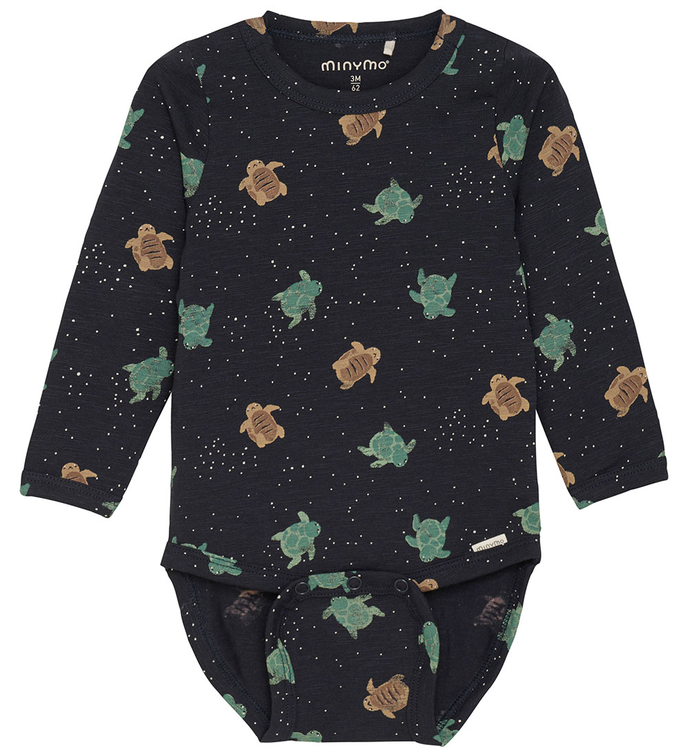 Minymo Bodysuit L/æ - Dark Navy