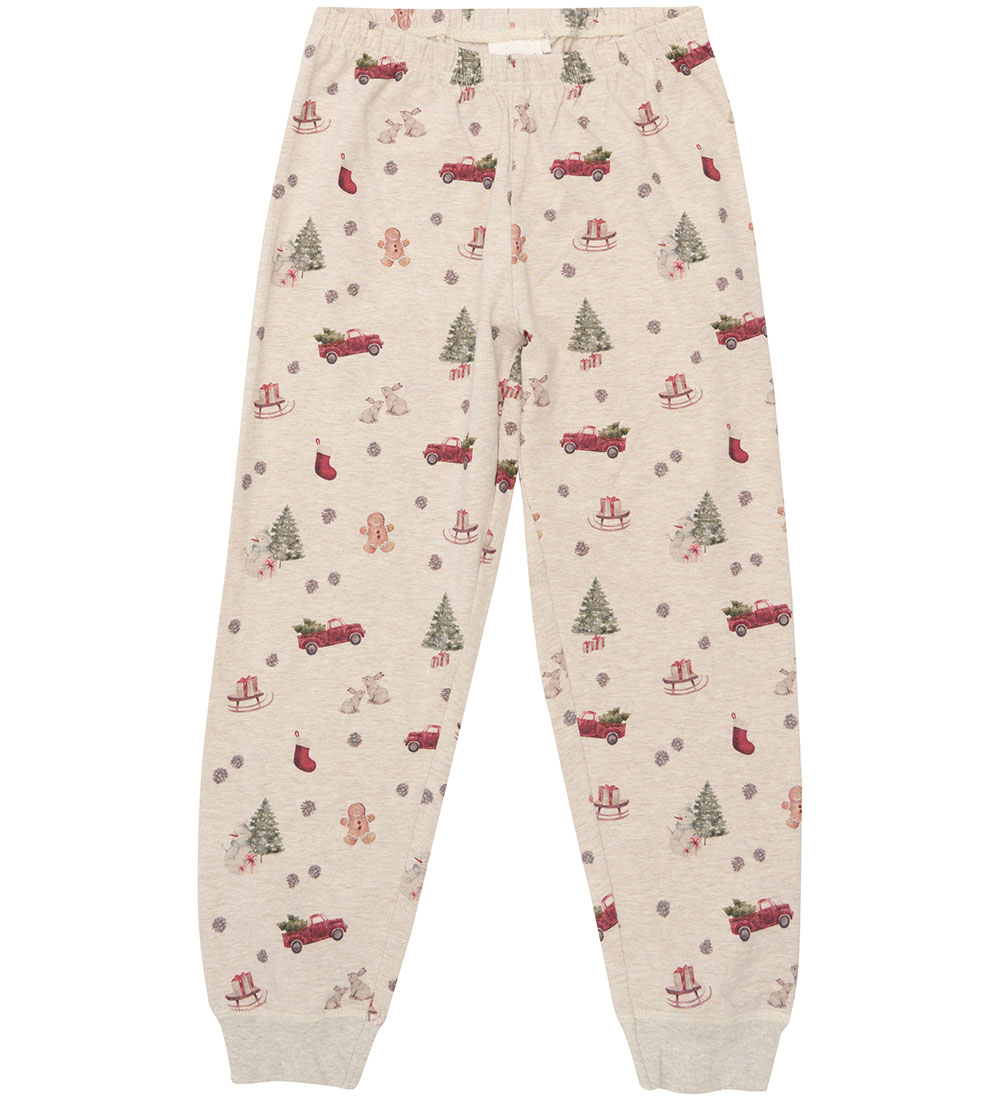 Minymo Pyjama Set - Brown Melange