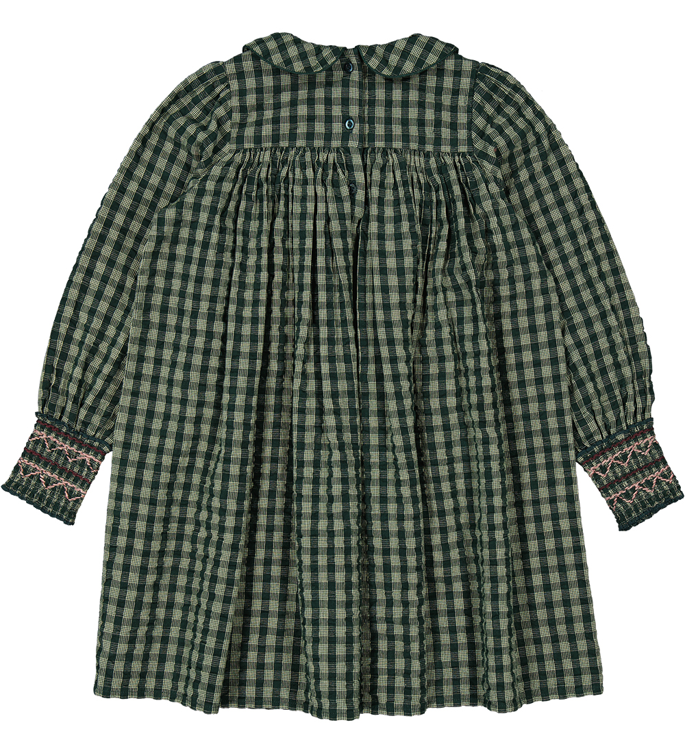 MarMar Dress - Dabina - Dark Leaf Check