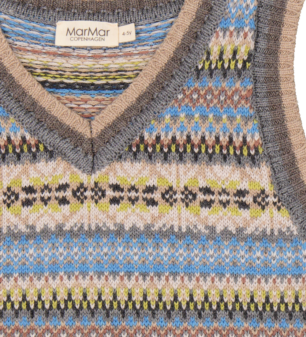 MarMar Vest - Wol/Katoen - Taj - Fair Eiland