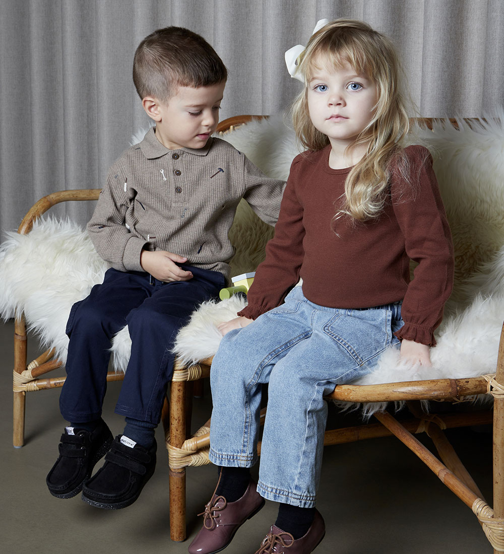 Hust and Claire Polo shirt - Rib - Stevie - Beaver w. Tool
