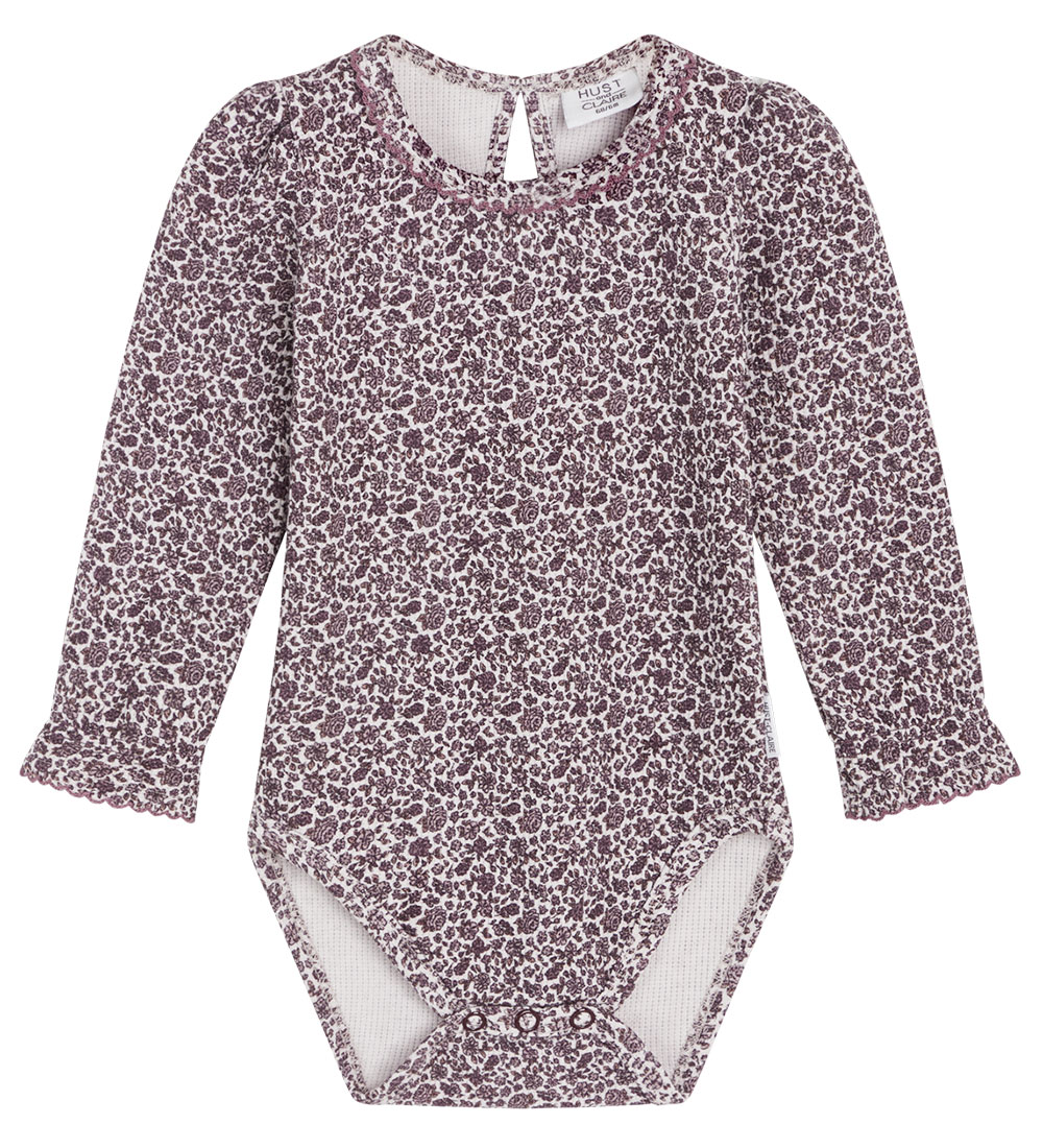 Hust and Claire Bodysuit L/æ - Waffle Fabric - Beatrix - Gray Li